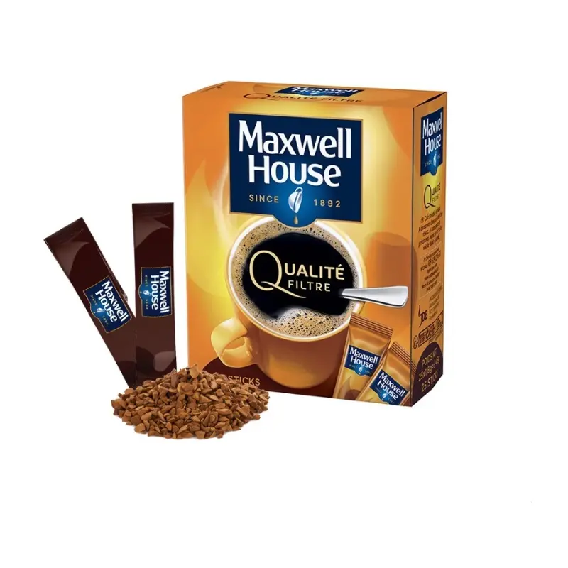 Café soluble Maxwell House - Qualité Filtre- 25 sticks