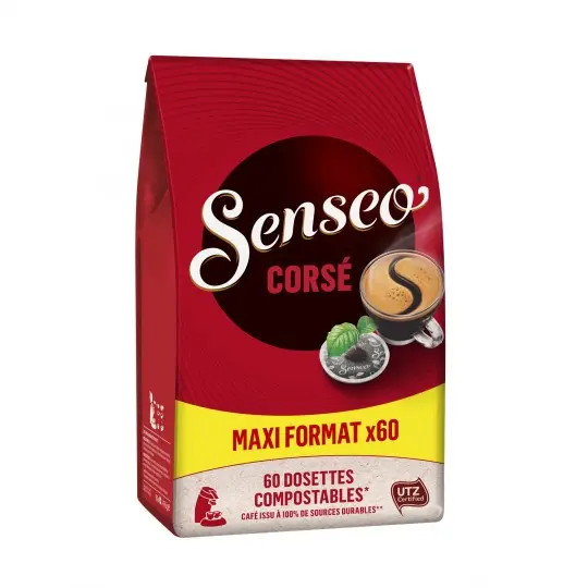 Café senseo  - Corsé -60 dosettes