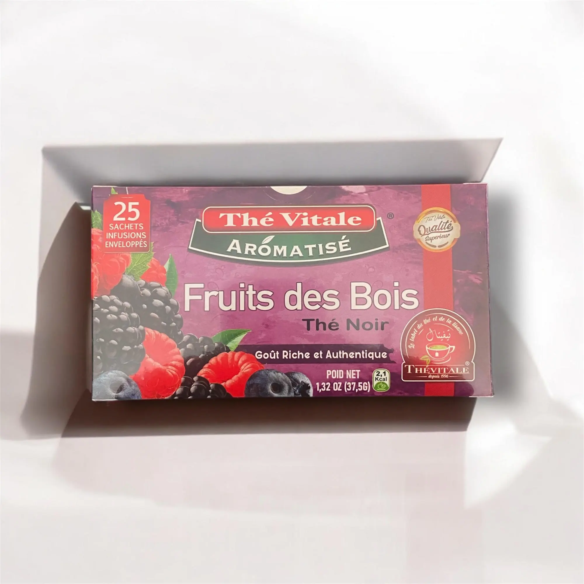 Infusion de thé Thé Vitale - Fruits des bois - 25s