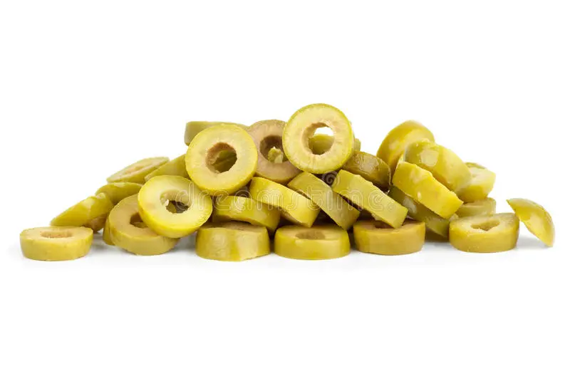 Olives vertes découpées - 200g