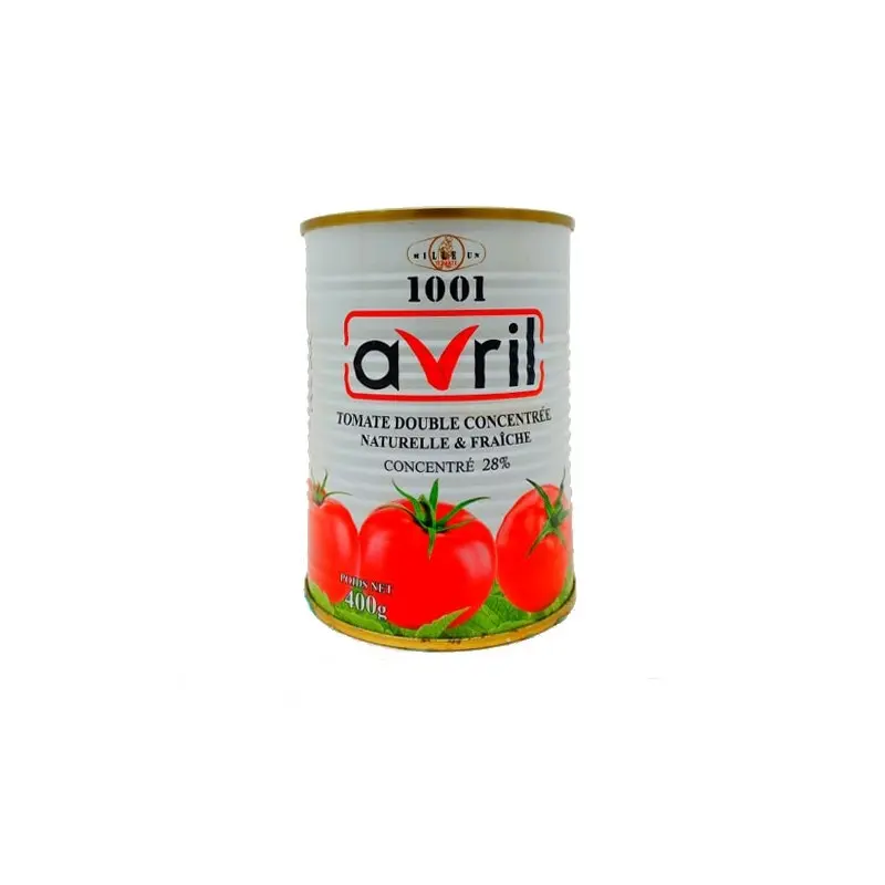 Tomate double concentrée Avril 1001 - 400g