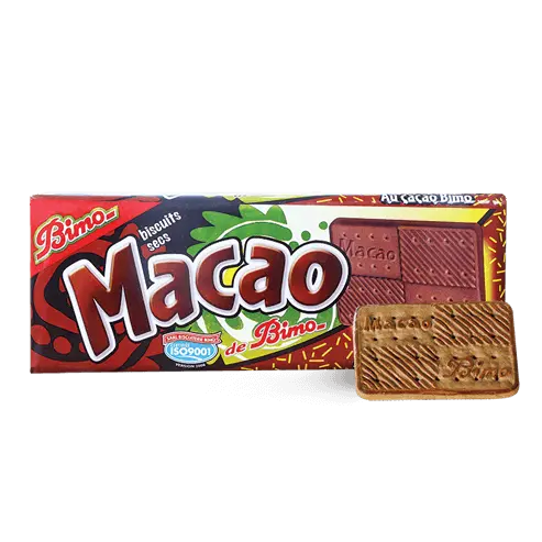 Biscuits Macao -au cacao- Bimo - 250g
