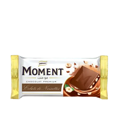Chocolat Moment - éclats de noisettes - 100g