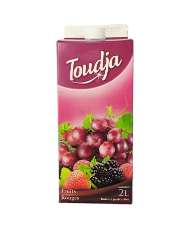 Boisson fruitée Toudja - Fruits rouges - paqu.2L
