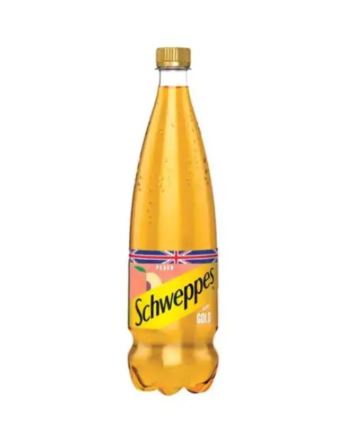 Boisson gazeuse Schweppes - Gold - pêche 1L