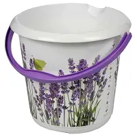 Seau de ménage - à fleurs - 10L