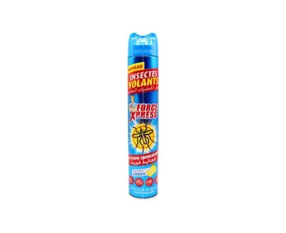 insecticide Force Xpress - insectes volants - parfumé citron -750ml