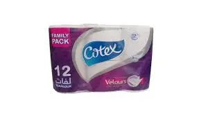 Papier Hygiénique Cotex Velours - 12pcs