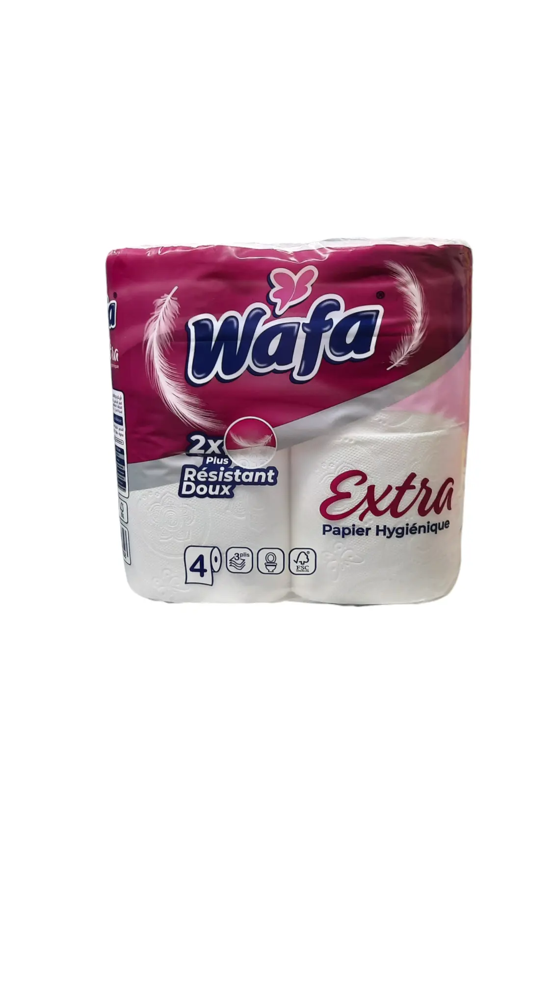 Papier hygiénique Wafa Extra - 4 pcs