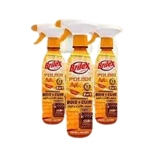 Dépoussiérant Polish Brilex 2en1 - Bois et cuire - 500ml