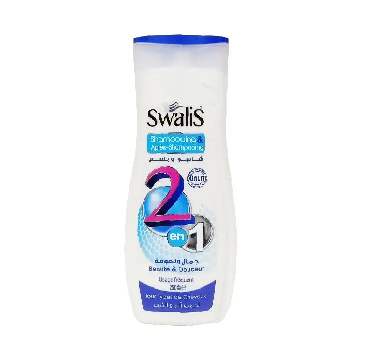 Shampooing Swalis 2en1 - Tous types de cheveux - 250ml