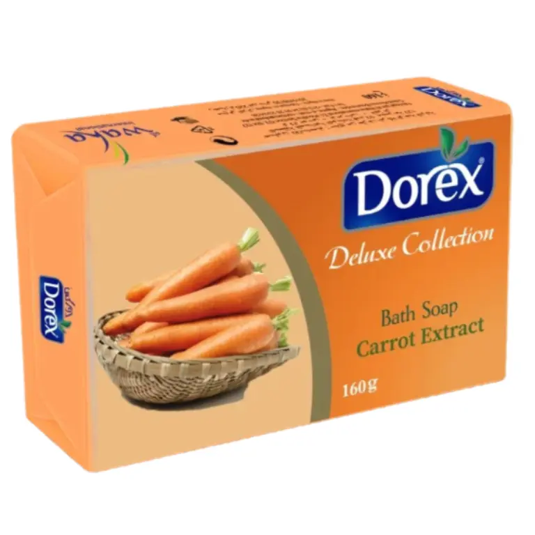 Savonnette de bain Dorex - Extrait de carotte - 160g