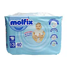 Couches bébé Molfix  - N3 - 40pcs