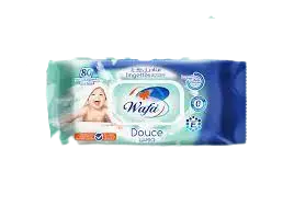 Lingettes Wafa Douce -vert- 80pcs - avec couv