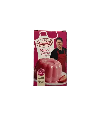 Flan Vanidel By Ghano - Goût fraise - 50g